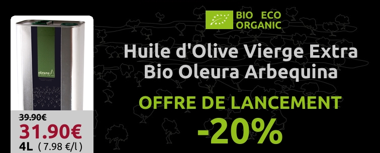 REMISE 20% Huile d'Olive vierge extra bio Oleura