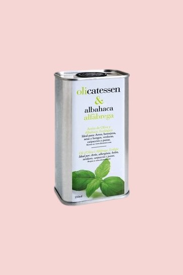 Huile d'olive bio au basilic Olicatessen 250 ml
