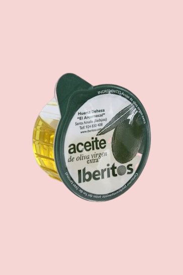 Huile d'olive vierge extra Iberitos en portions individuelles de 18 ml