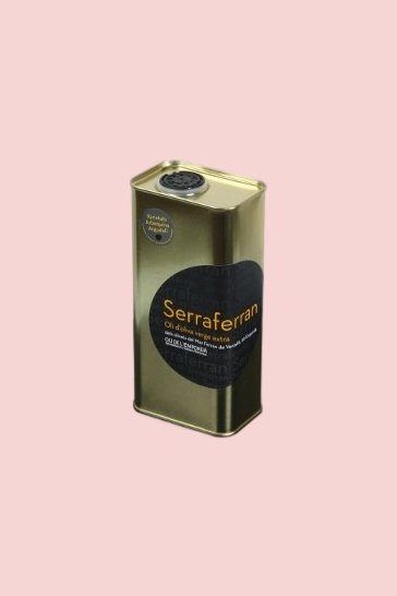 Huile d'olive vierge extra Serraferran arbequina/argudell 500 ml (boîte)