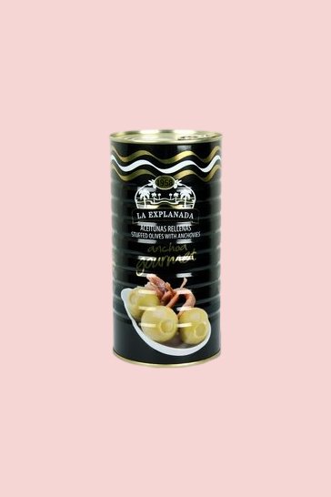 Olives vertes farcies aux anchois La Explanada 1440 gr