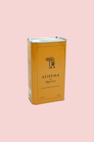 Huile d'olive vierge extra bio Alhema de Queiles arbequina 3 litres