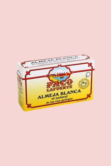 Palourdes blanches des Rías Gallegas Paco Lafuente 10/12 pièces 65 gr