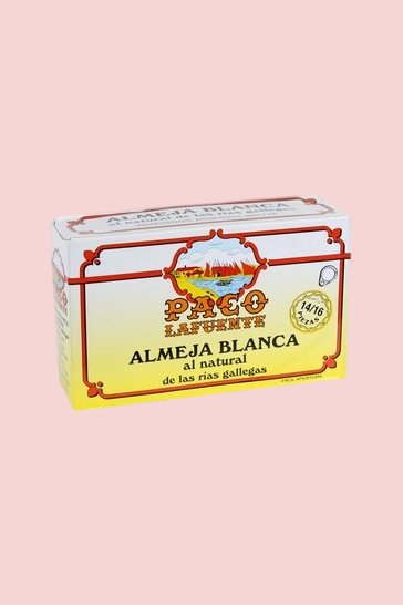 Palourdes blanches des Rías Gallegas Paco Lafuente 14/16 pièces 115 g