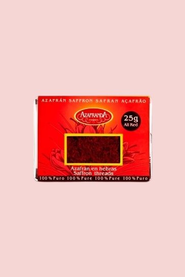 Safran pistils coupé (All Red / Sargol) pur en filament Azafranda, 25 grammes