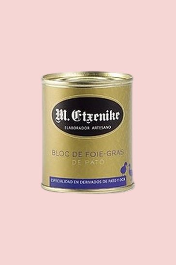Bloc de foie gras de canard M. Etxenike 130 gr