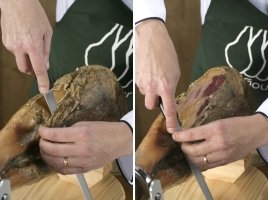 Comment peler un jambon ibérique