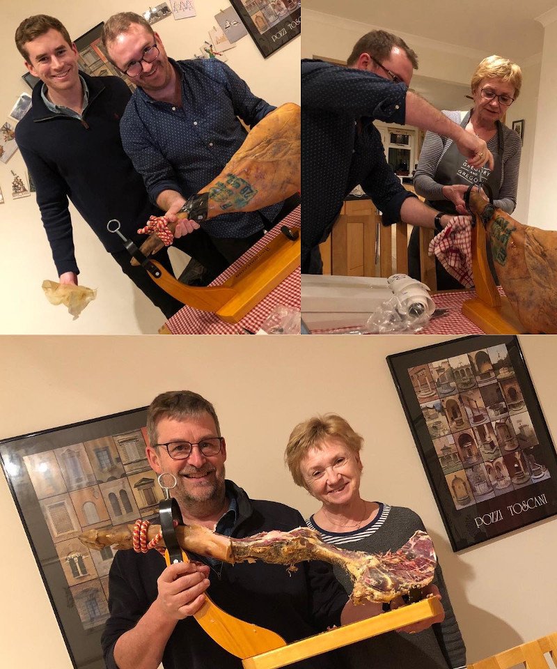Ramon the Jamon, it’s been a pleasure! Enjoying the last of this wonderful #ibergour ham. #foodwithfriends #foodenjoyed