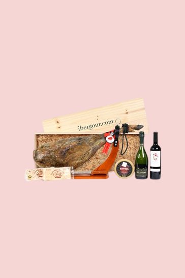 Panier avec jambon pata negra Priorato (réf. 11J07)