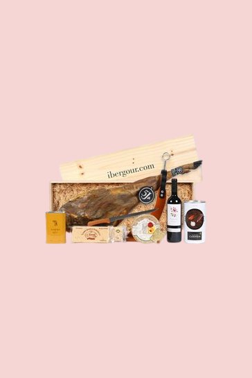 Panier avec jambon pata negra Carmen (réf. 11J09)