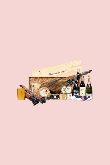 Panier avec jambon pata negra Barrica (réf. 11J16)