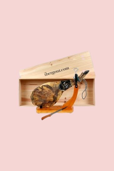 Panier avec épaule de jambon pata negra Serón (réf. 15P01)