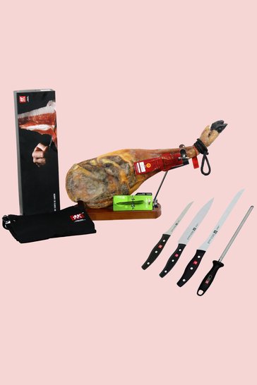 Panier avec épaule de jambon pata negra Gallardo