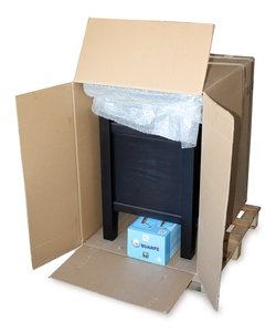 Table à découper Buarfe sur une palette